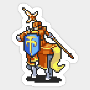 Paladin Fighting Sprite Sticker